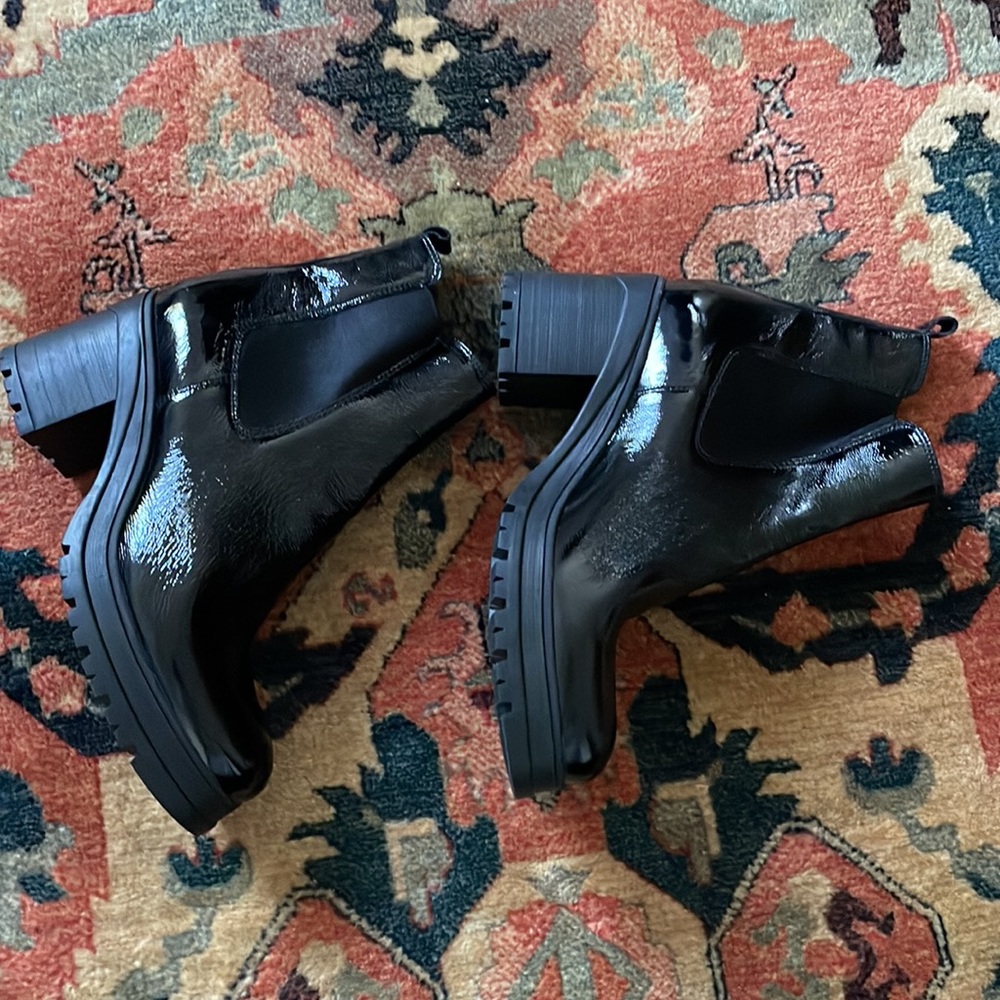 La Canadienne Paxton Leather Black Boots size 11 - Picture 13 of 16